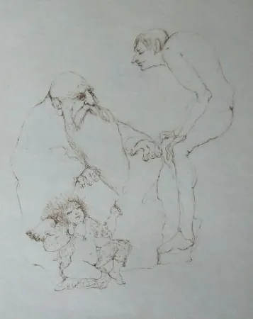 Gravura Fini - Concile d'amour