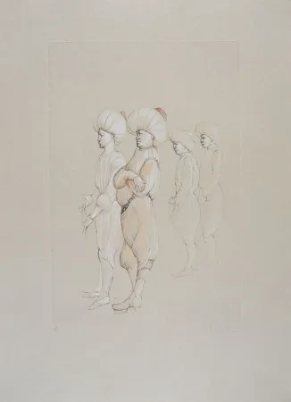 Água-Forte Fini - Conte de la 672 ème Nuit - VII