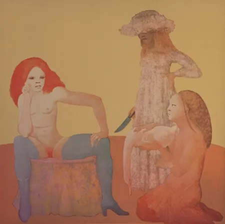 Litografia Fini - La Leçon de braise