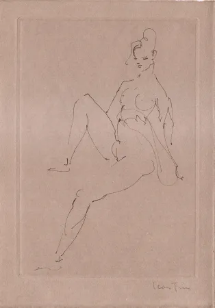 Livro Ilustrado Fini - L'épouse infidèle.  Poemes.  Deux eaux-fortes originales de Leonor Fini.