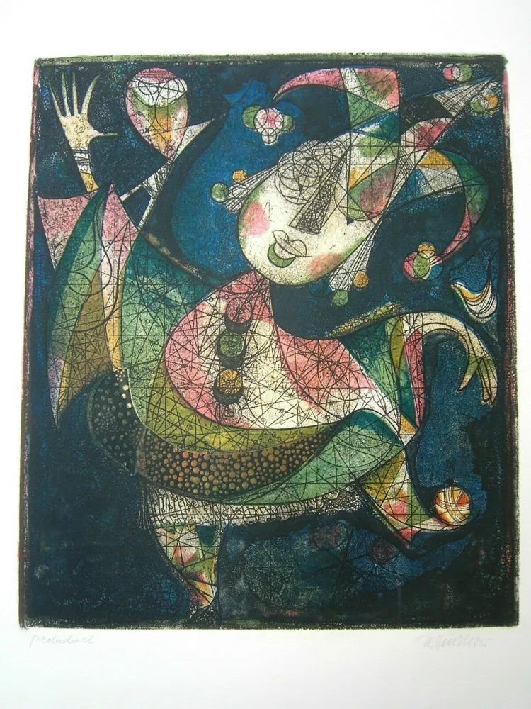 Água-Forte E Água-Tinta Finsterer - Fridolin I