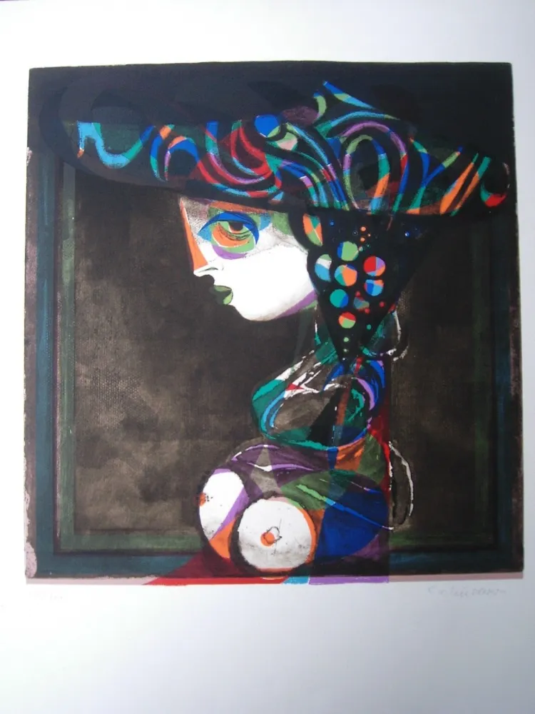 Água-Forte E Água-Tinta Finsterer - Mme Chl. I