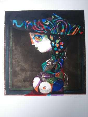 Água-Forte E Água-Tinta Finsterer - Mme Chl. I