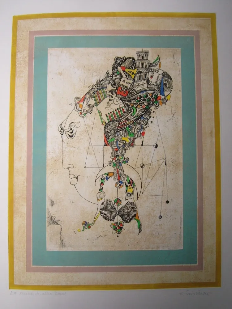 Água-Forte E Água-Tinta Finsterer - Traum der alten Dame