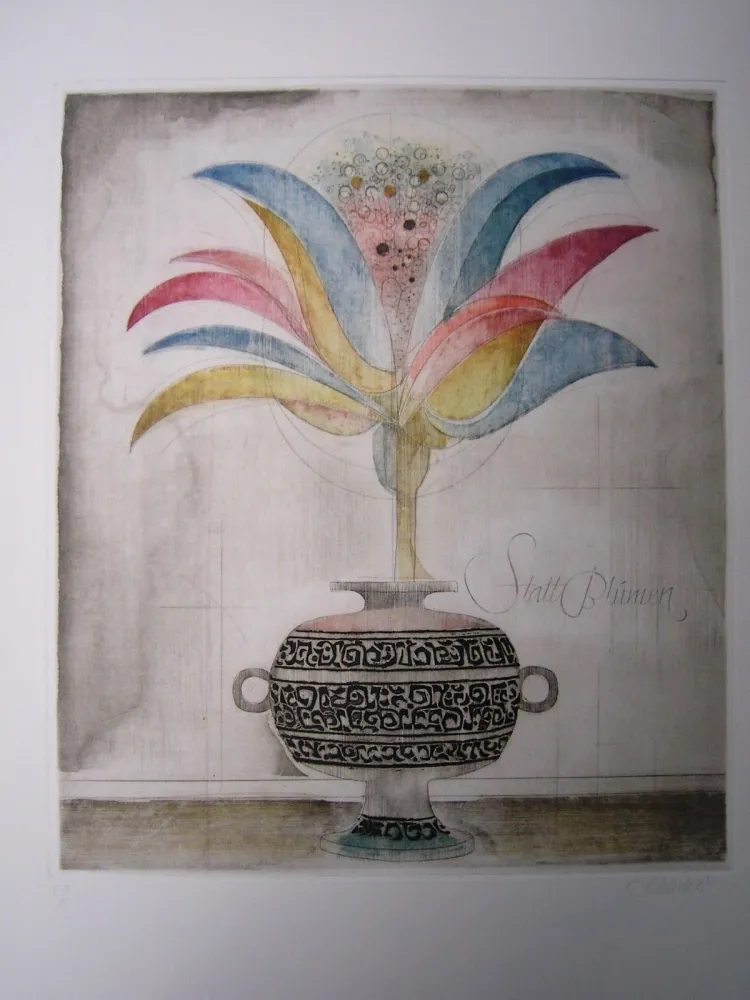 Água-Forte E Água-Tinta Finsterer - Wunderblume