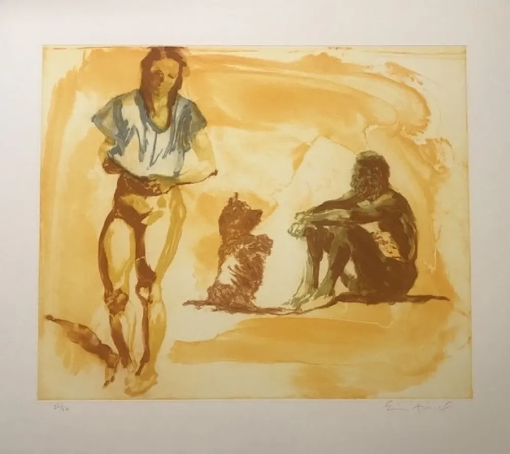 Gravura Fischl - Untitled