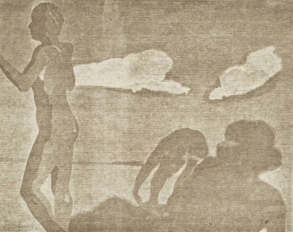 Relevo Fischl - Untitled (Beach scene), from Art Pro-Choice II