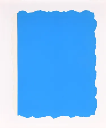 Água-Tinta Flavin - Untitled, from Sequences - Blue