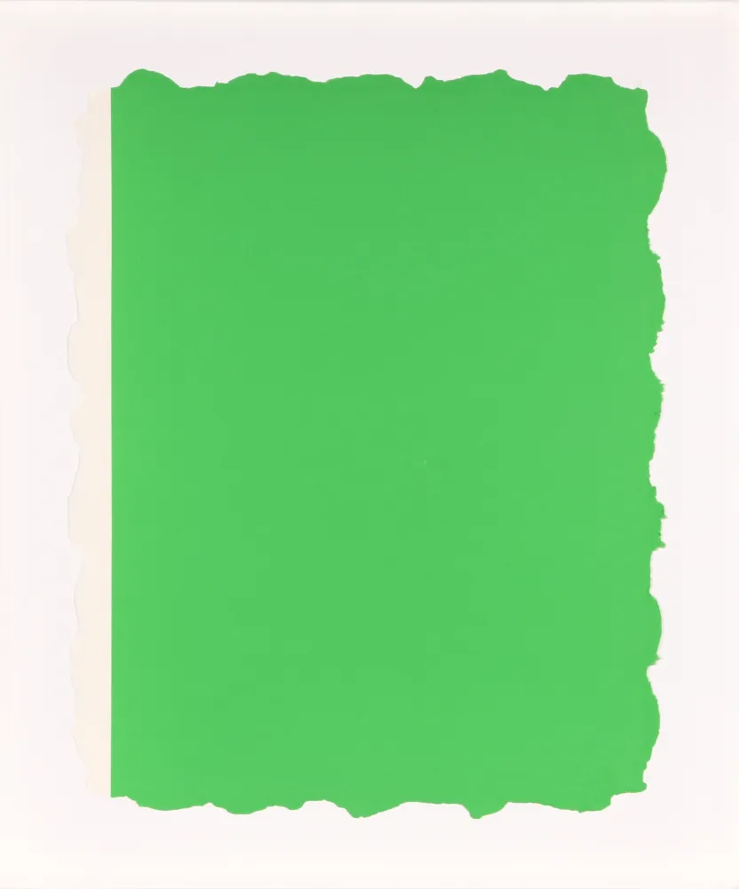 Água-Tinta Flavin - Untitled, from Sequences - Green