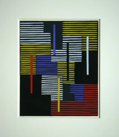 Estêncil Fleischmann - Composition abstrait