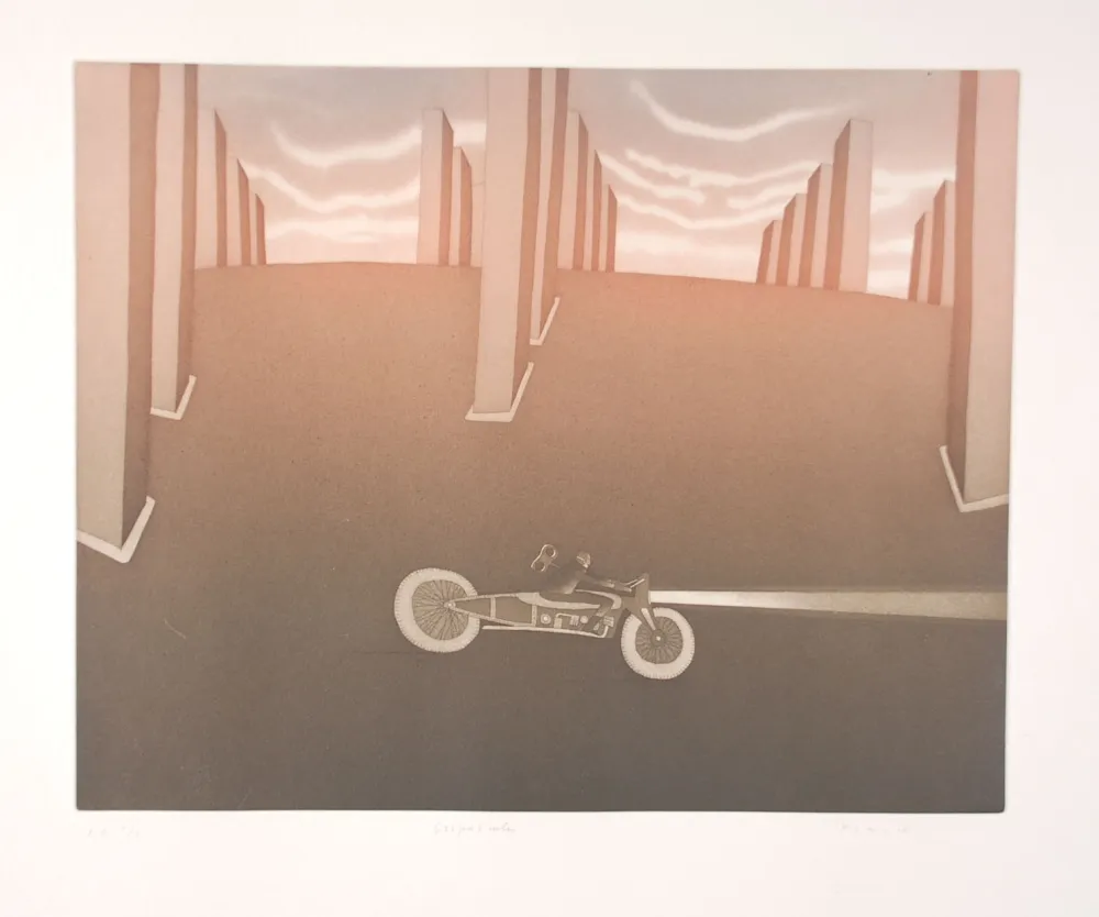 Água-Forte E Água-Tinta Folon - Crépuscule