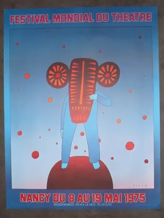 Cartaz Folon - Festival mondial du théatre