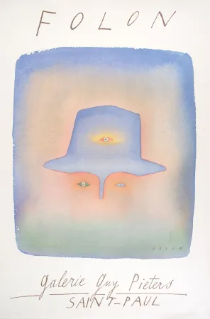 Cartaz Folon - Folon - Galerie Guy Pieters I