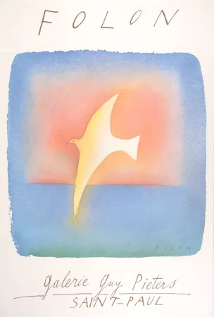 Cartaz Folon - Folon - Galerie Guy Pieters II