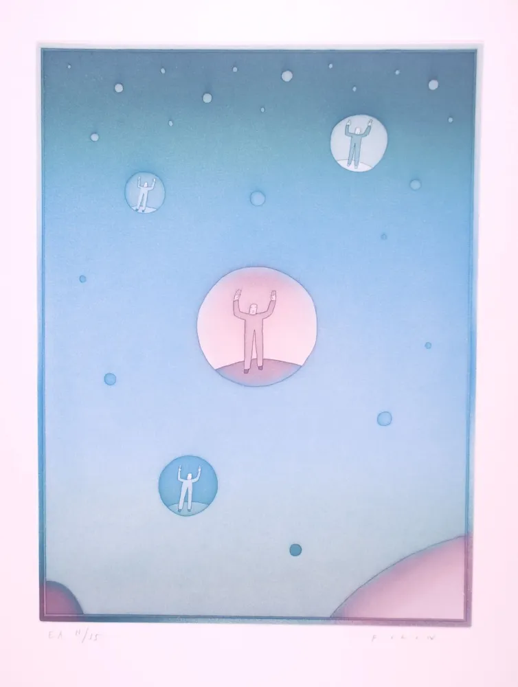 Água-Forte E Água-Tinta Folon - La Communication