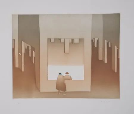 Água-Forte E Água-Tinta Folon - Le Miroir