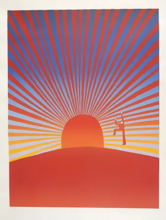 Serigrafia Folon - Le Poète - The Poet