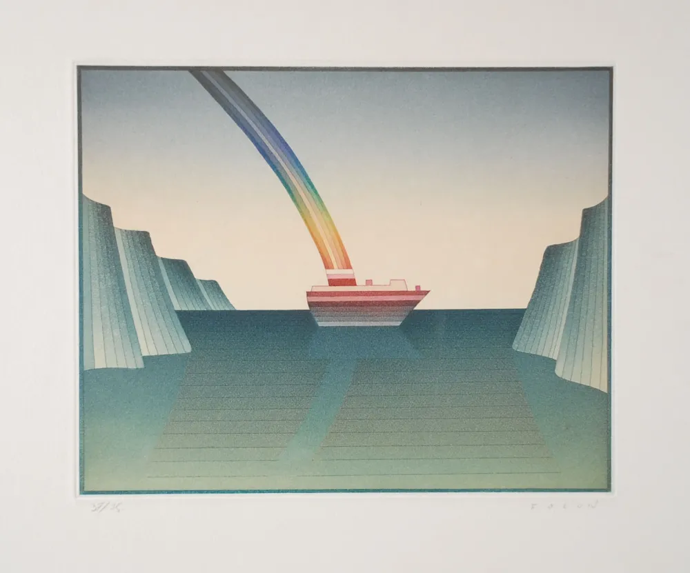 Água-Forte E Água-Tinta Folon - Le Voyage