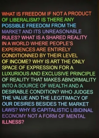 Serigrafia Fontaine - Untitled: (What is freedom?)