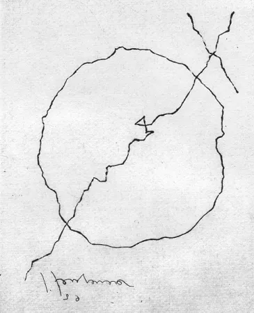 Gravura Fontana - Concetto spaziale