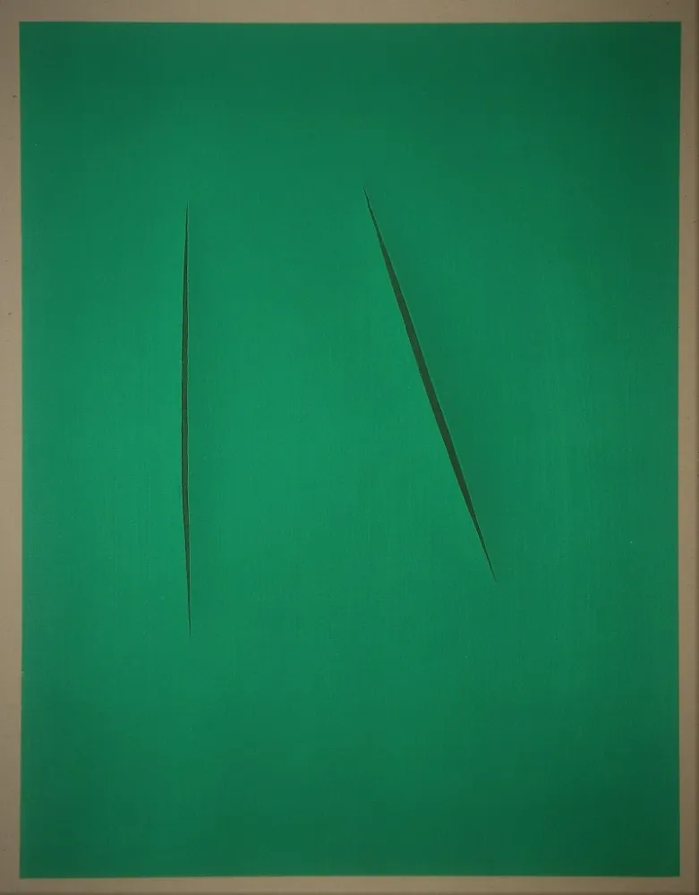 Estêncil Fontana - Concetto Spaziale