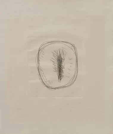 Sem Técnica Fontana - Concetto Spaziale – etching with hand-cut by Fontana himself 6/30