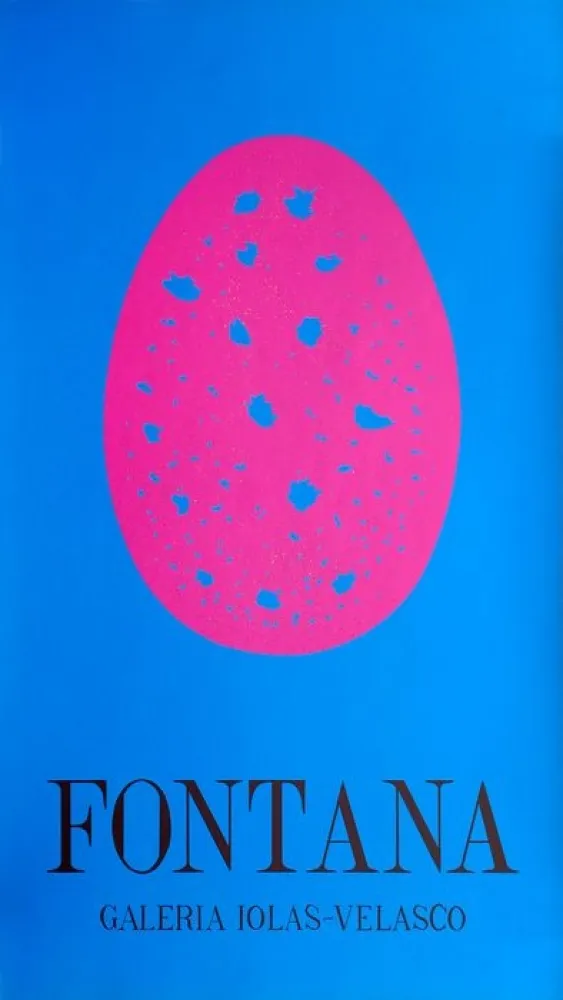 Cartaz Fontana - Galería Iolas Velasco