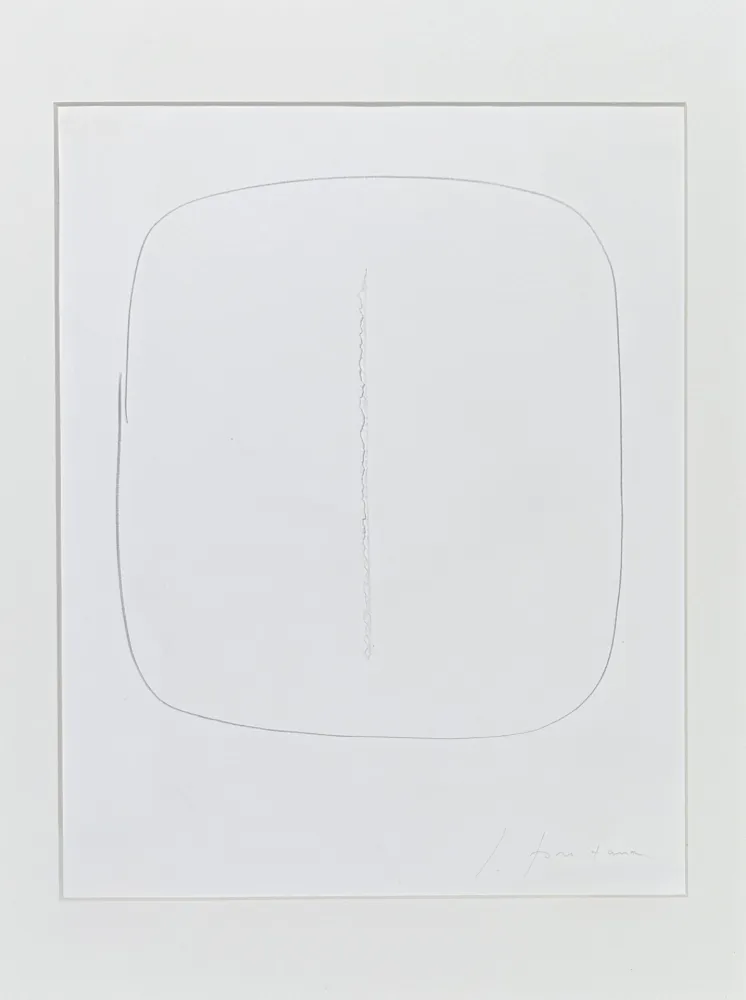Litografia Fontana - Lucio Fontana (1899–1968) – Concetto Spaziale – Lithograph with hand-cut central slash incision -1961