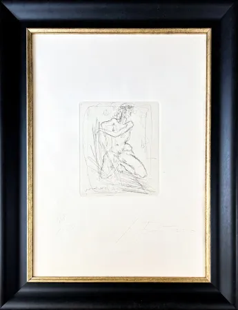 Gravura Fontana - Lucio Fontana (1899-1968) - Nudo – Etching on paper – 1964