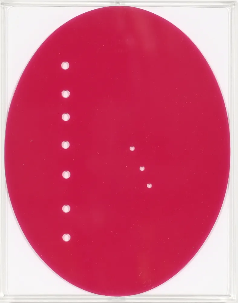 Múltiplo Fontana - Portrait d’Antonin Artaud, by Otto Hahn (Red)