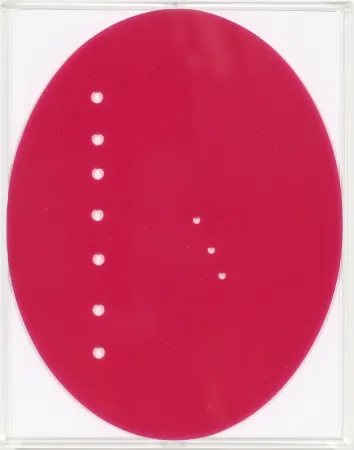 Múltiplo Fontana - Portrait d’Antonin Artaud, by Otto Hahn (Red)