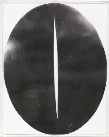 Múltiplo Fontana - Portrait d’Antonin Artaud, by Otto Hahn (Steel)