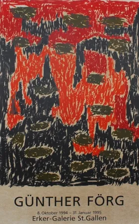 Litografia Forg - Untitled (Exhibition poster)