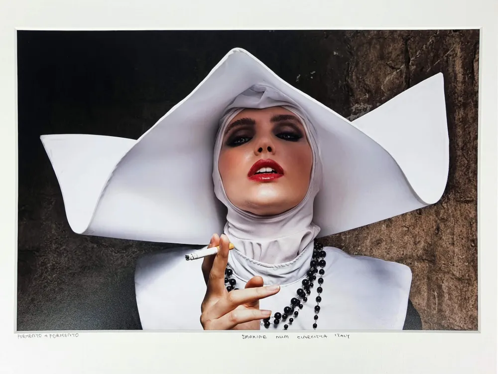 Fotografia Formento & Formento - Smoking Nun, Cinecitta Italy