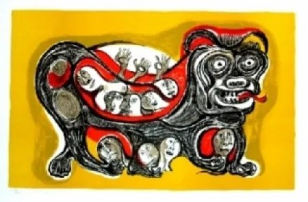 Litografia Forner - Terragueos victimos