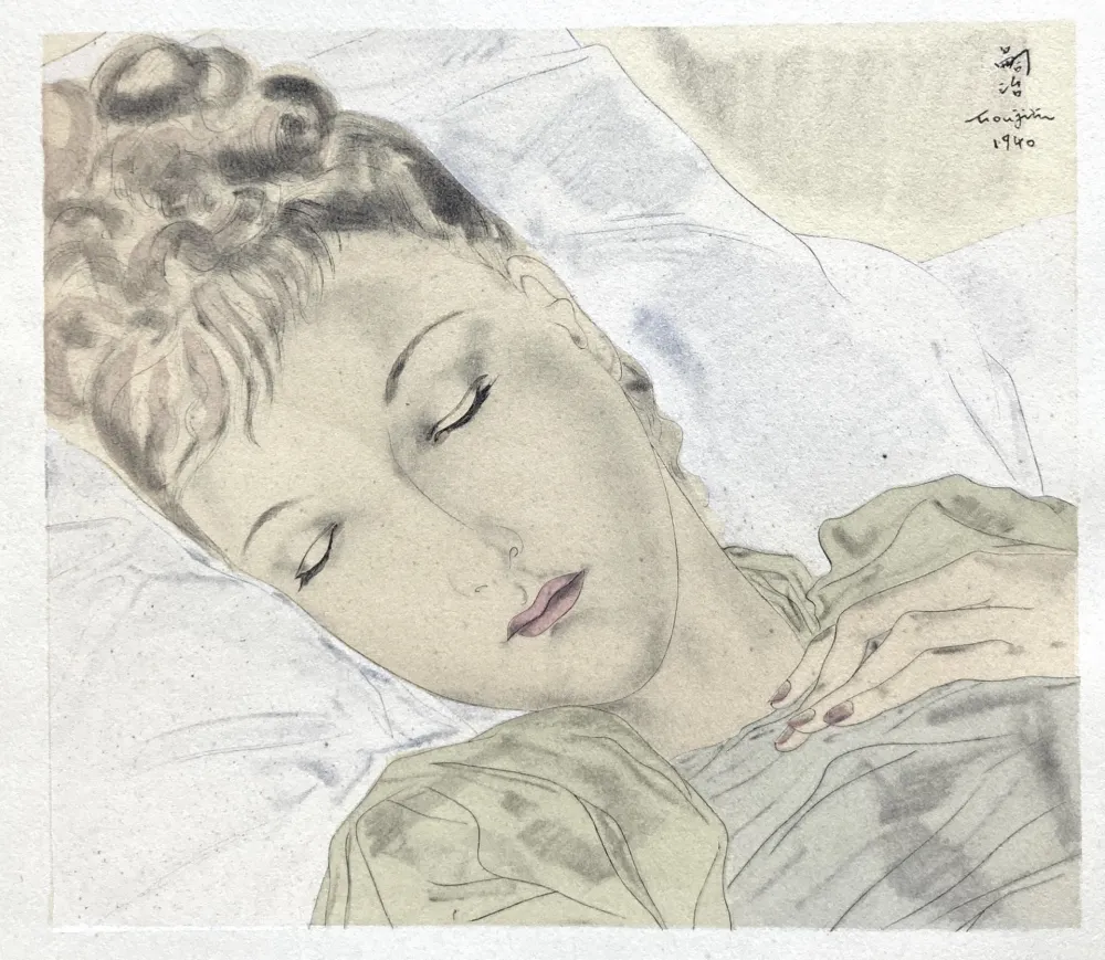 Sem Técnica Foujita - Foujita et Jean Giraudoux Combat avec L’image. 1941.