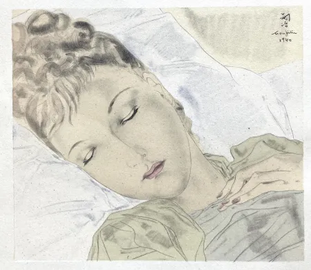 Sem Técnica Foujita - Foujita et Jean Giraudoux Combat avec L’image. 1941.