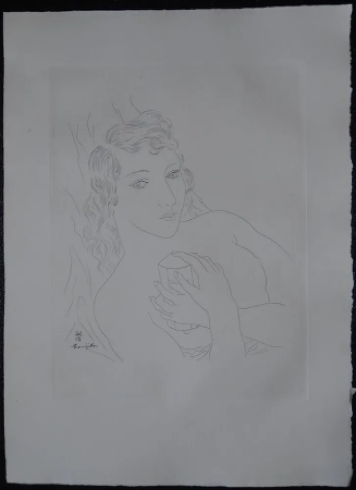 Água-Forte Foujita - Isabey, mon seul ami