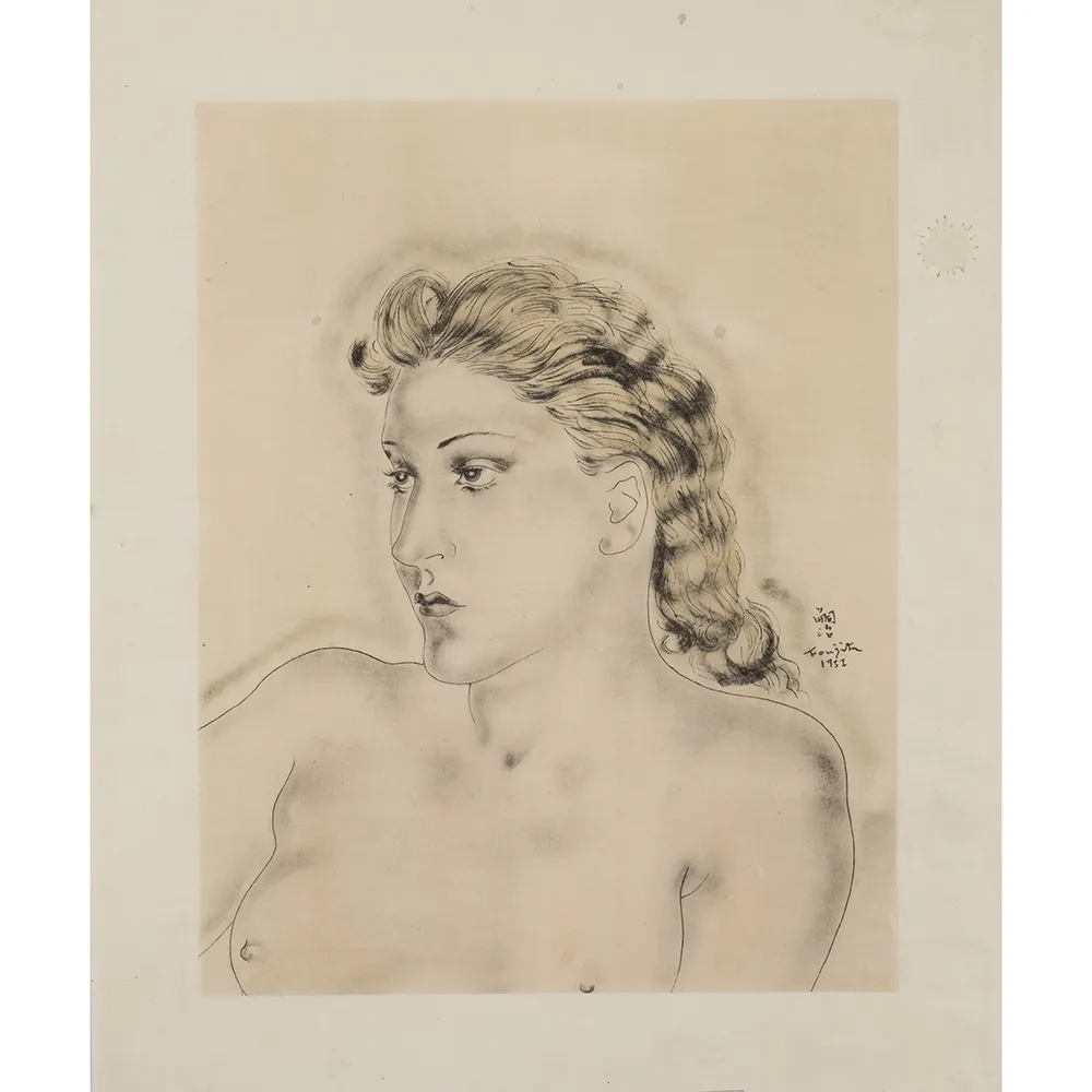 Múltiplo Foujita - Jeune femme blonde ,1931