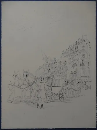 Água-Forte Foujita - Rivière enchantée - AutoportraitLe Fouquets