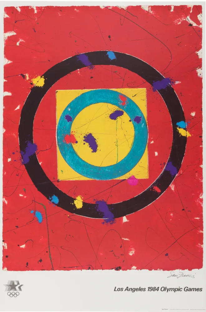 Litografia Francis - Los Angeles Olympic 1984 - Hand-signed