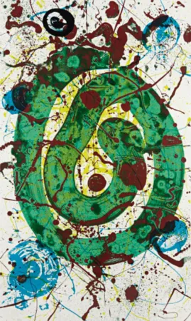 Serigrafia Francis - Untitled 1990