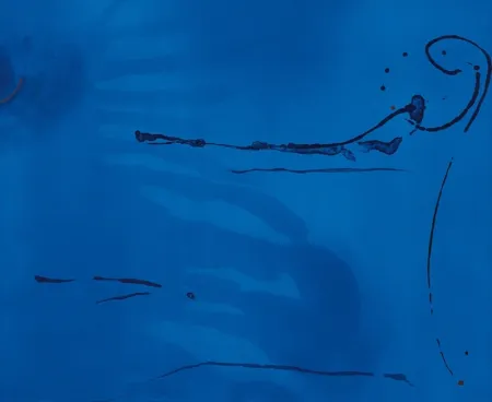 Litografia Frankenthaler - Blue Current