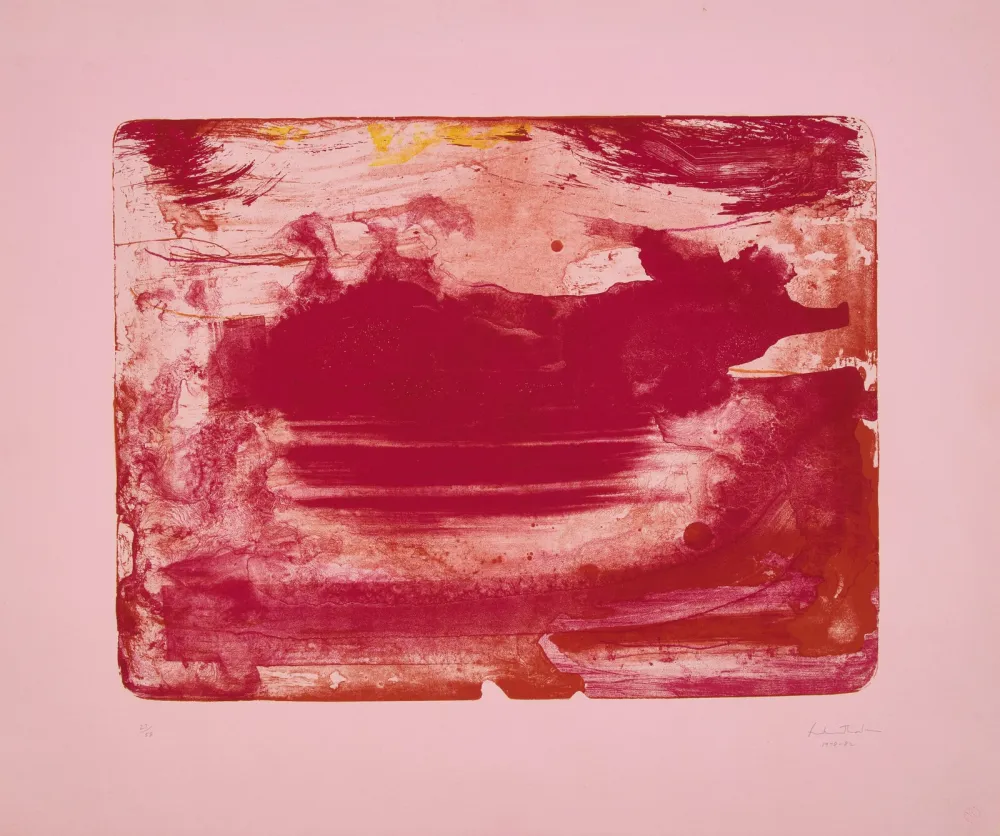 Litografia Frankenthaler - The Red Sea