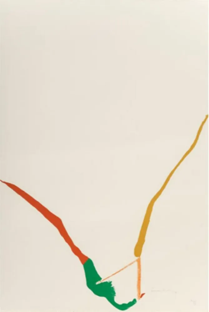 Múltiplo Frankenthaler - Untitled (What red lines can do)