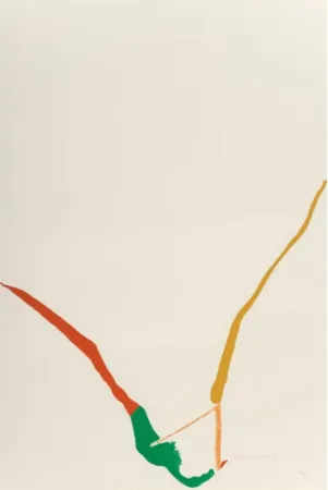 Múltiplo Frankenthaler - Untitled (What red lines can do)