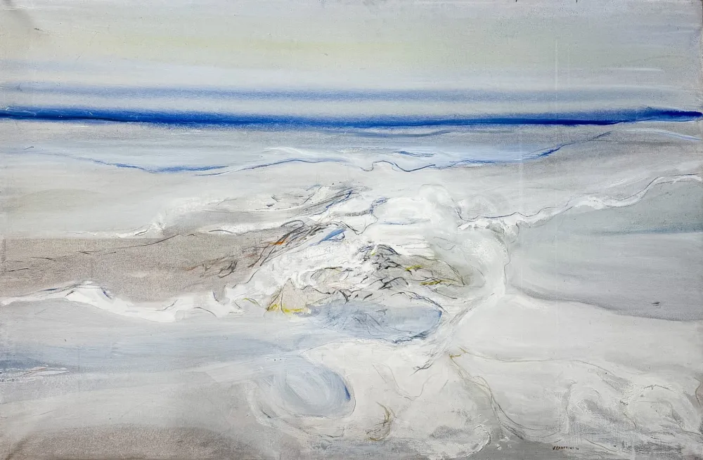 Sem Técnica Frattini - Vittore Frattini (1937) - Sopra le nuvole - Oil on Canvas - 1970