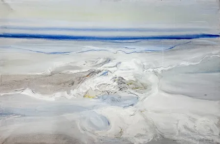 Sem Técnica Frattini - Vittore Frattini (1937) - Sopra le nuvole - Oil on Canvas - 1970