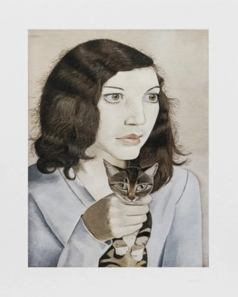 Múltiplo Freud - Girl with a Kitten