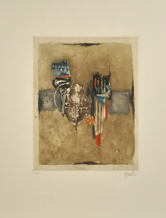 Água-Forte E Água-Tinta Friedlaender - Composition II